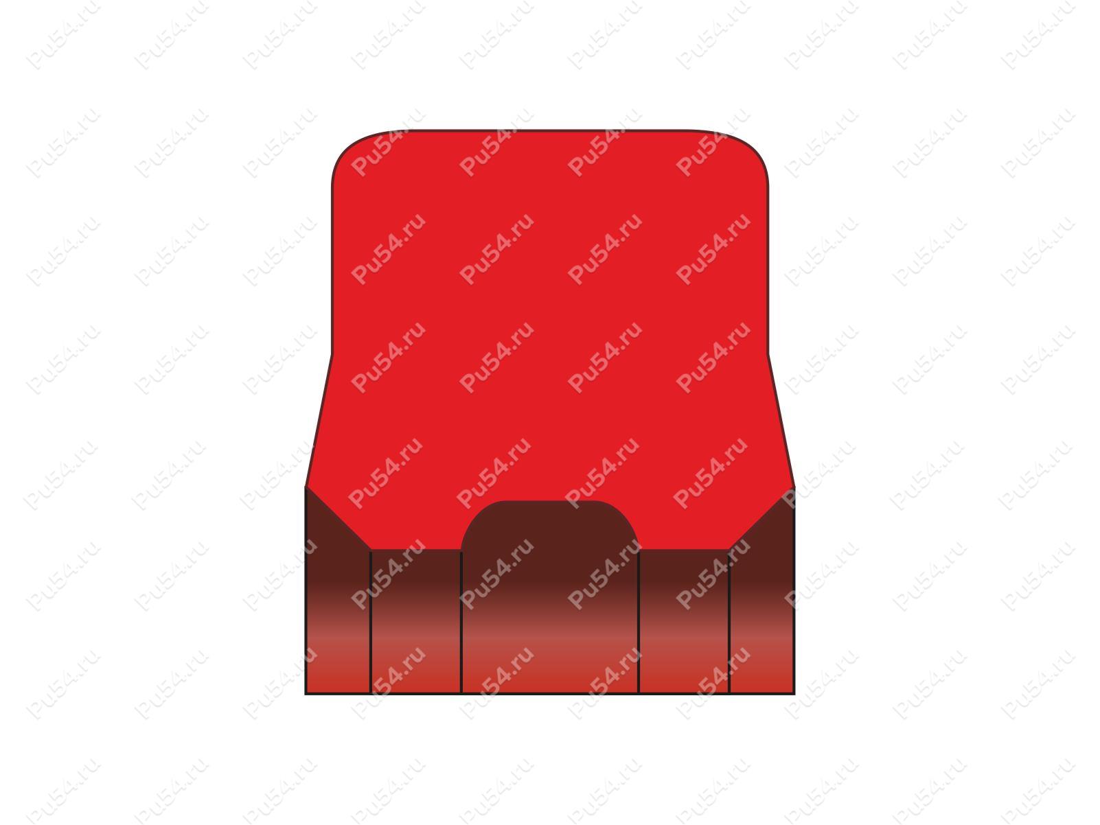 Уплотнение фланца 51 mm (2 дюйма) 63.9x2.9x3.4 (2.516x0.114x0.134) Trelleborg DRV500510, Código de product 70-08-967300, Poliuretano, PU54/M92/красный, Imagen №1